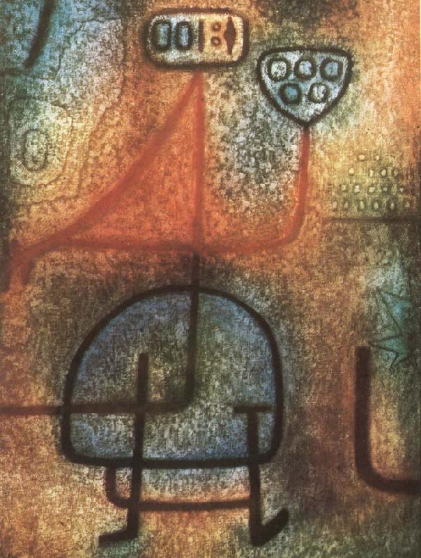 Paul Klee The handsome tradgardsarbeterskan oil painting image